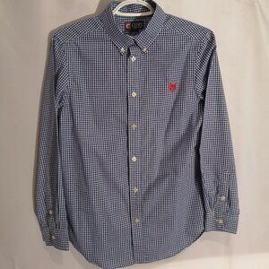 Chaps Youths Long Sleeve Gingham Shirt